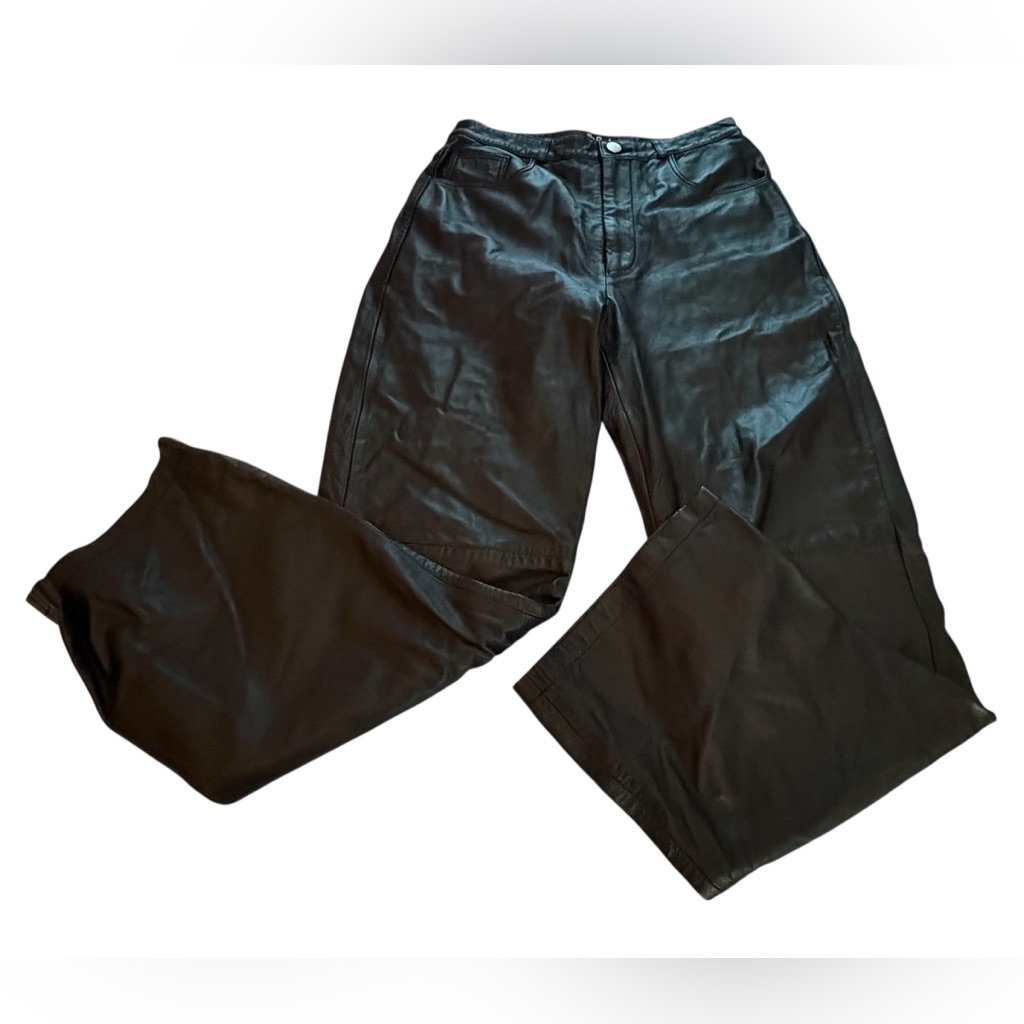 Veda Leather Pants With Flaw